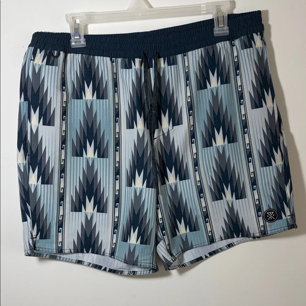 Roark Shorey Poncho - Agave - Swim Shorts - L